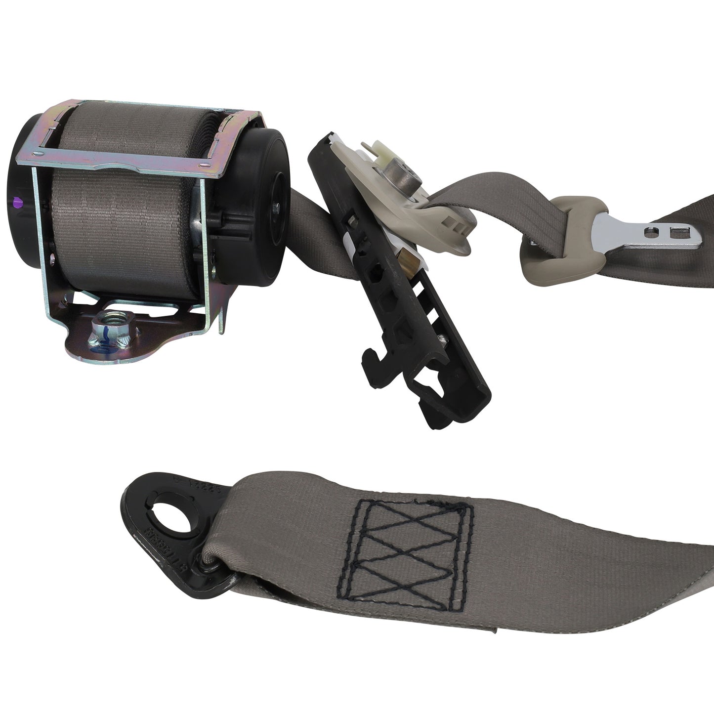 Left Front Seat Belt for Ford BA BF Falcon Mid Stone Grey