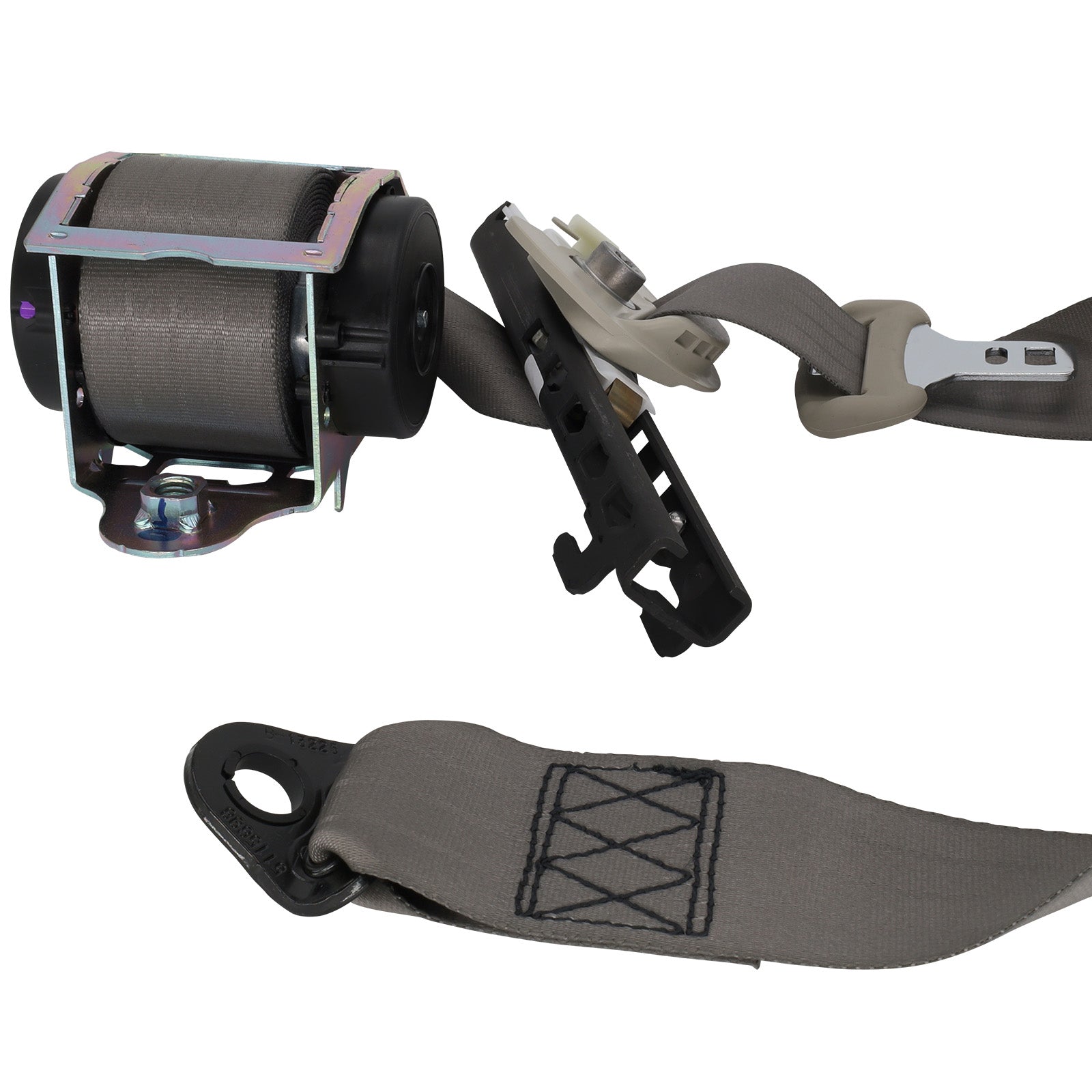 Left Front Seat Belt for Ford BA BF Falcon Mid Stone Grey